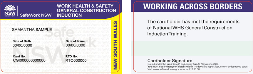 White Card NSW